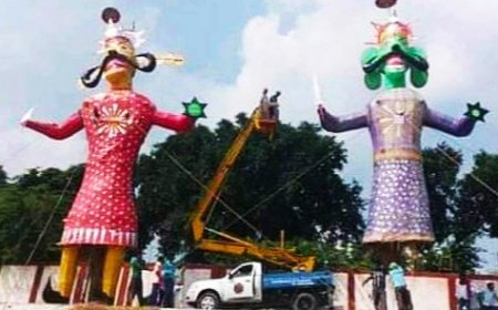 रावण वध पर पहली बार रावण के मुकुट से दिखेगा कोल्ड फायर का अद्भुत नज़ारा। बक्सर किला मैदान में रावण वध का कार्यक्रम हुआ तय।