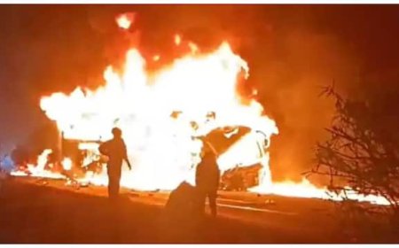 कर्नाटक बस हादसा: चित्रदुर्ग में भीषण टक्कर से नौ से अधिक की मौत, मुख्यमंत्री ने दिए जांच के आदेश