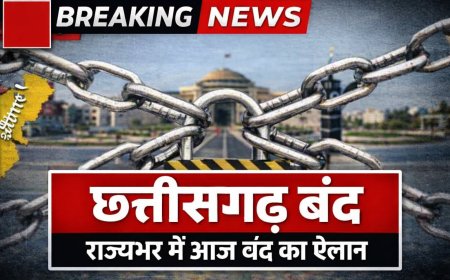 Chhattisgarh bandh Normal life affected the shutdown impacts several cities
