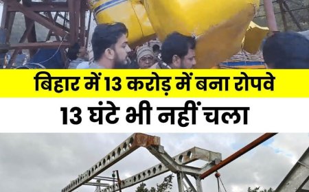 बार-बार गिरते निर्माण कार्य, सरकार पर भ्रष्टाचार के आरोप