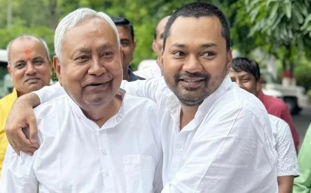 बिहार की राजनीति में बड़ा संकेत: जेडीयू मुख्यालय पर लगे निशांत कुमार के पोस्टर, सियासी एंट्री की अटकलें तेज