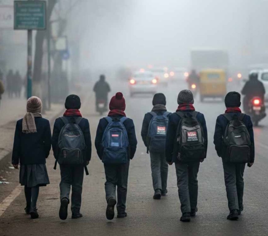 UP में ठंड का तांडव: 10वीं तक स्कूल बंद, बच्चों को राहत!