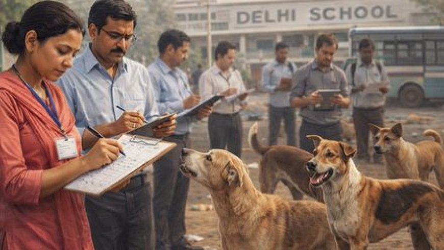 दिल्ली में आवारा कुत्तों की गिनती के लिए शिक्षकों की ड्यूटी तय, आदेश पर शिक्षक संगठनों की आपत्ति