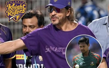 KKR ने बांग्लादेशी क्रिकेटर मुस्ताफिजुर रहमान को टीम से बाहर किया