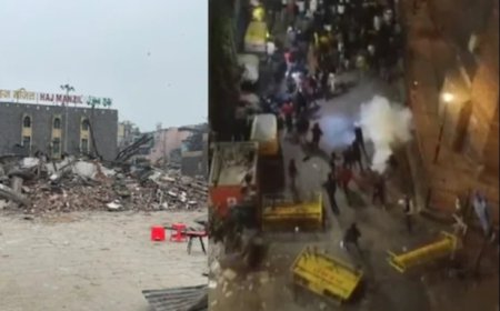 तुर्कमान गेट घटना: MCD के अतिक्रमण हटाने के दौरान तनाव, 10 लोग हिरासत में