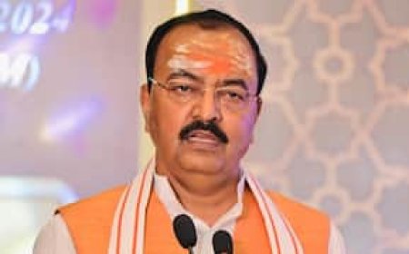 यूपी के डिप्टी सीएम केशव प्रसाद मौर्य के काफिले के साथ बड़ा हादसा, गाय के टकराने से कार हुई क्षतिग्रस्त