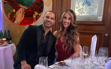 गब्बर की लाइफ में आई नई 'सर्फिंग क्वीन'! शिखर धवन ने सोफी शाइन संग की सगाई, सामने आई खूबसूरत तस्वीरें