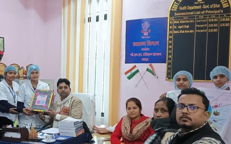 जीएनएम प्रशिक्षण संस्थान में पोषण कार्यक्रम आयोजित, छात्राओं ने प्रदर्शित किया कौशल