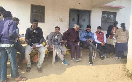 वरिष्ठ नागरिक संघ की बैठक में गोरखदास बने राजपुर के प्रखंड अध्यक्ष