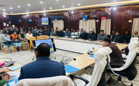 पंचायती राज के योजनाओं की समीक्षा, खराब सोलर लाइटों को 72 घंटे में ठीक करने का निर्देश