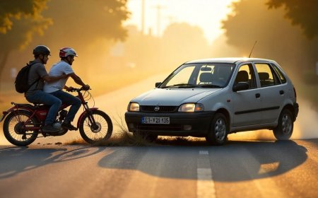 अलैर में तेज रफ्तार कार ने बाइक को मारी टक्कर, दो युवकों की मौत