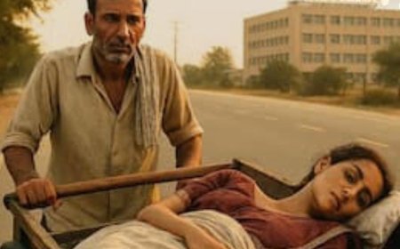 एम्बुलेंस नहीं मिली तो ठेले पर पत्नी को अस्पताल ले गया शख्स, रास्ते में हुई मौत