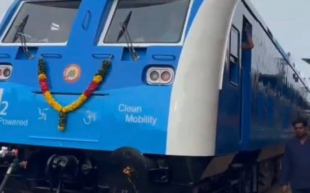 हरियाणा में ग्रीन रेल का नया दौर, देश की पहली हाइड्रोजन ट्रेन की टेस्टिंग शुरू