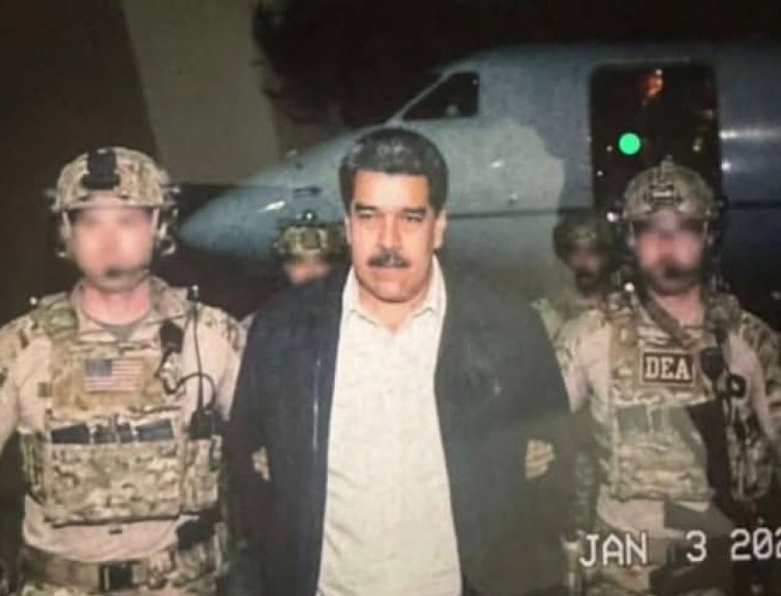 अमेरिका ने वेनेजुएला के राष्ट्रपति निकोलस मादुरो को हिरासत में लिया, पहली तस्वीर आई सामने