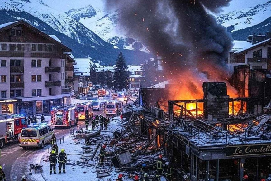 स्विट्ज़रलैंड के स्की रिसॉर्ट में भीषण आग, पहले चार मृतकों की पहचान; 40 की मौत