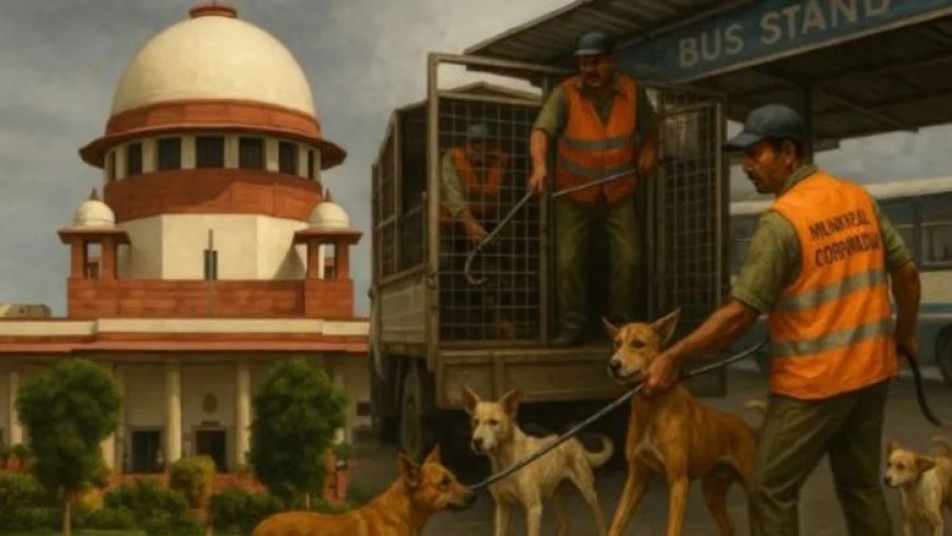 आवारा कुत्तों पर सुप्रीम कोर्ट की सुनवाई, मानव सुरक्षा और पशु कल्याण पर तीखी बहस