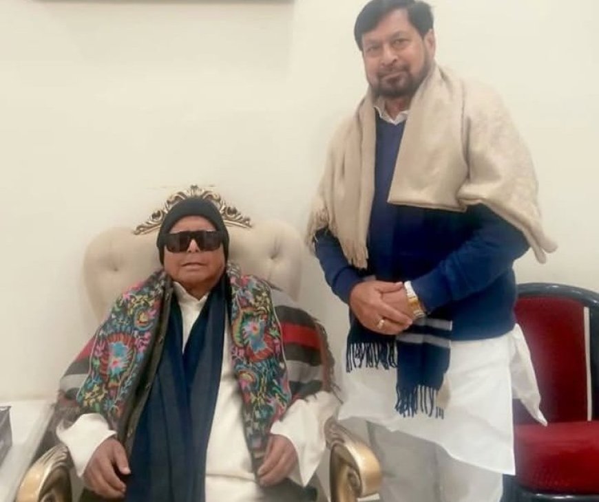 टोपी, मफलर और काला चश्मा… लालू यादव का नया लुक हुआ वायरल