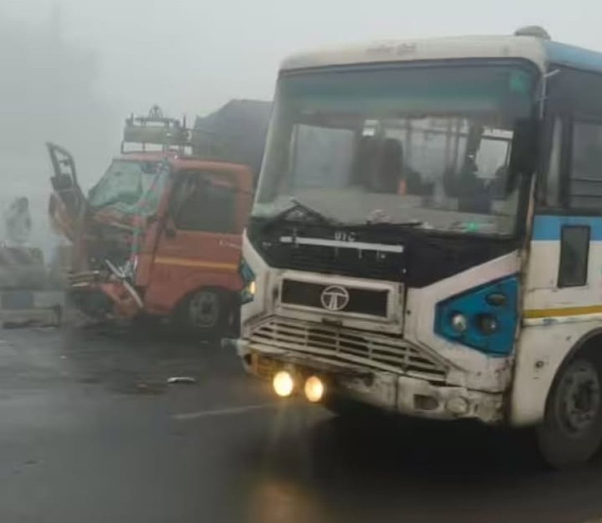 घने कोहरे का कहर: NH-9 पर भीषण हादसा, एक के बाद एक 18 गाड़ियां टकराईं