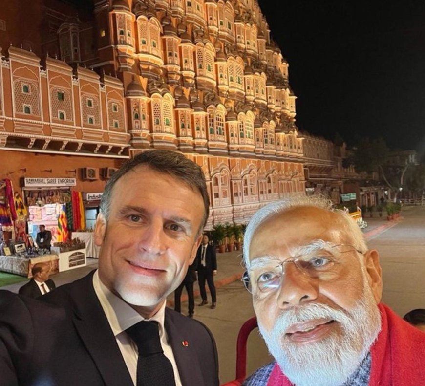 जयपुर से फ्रांस-भारत मित्रता का संदेश, राष्ट्रपति मैक्रों ने दी भारत को गणतंत्र दिवस की शुभकामनाएं