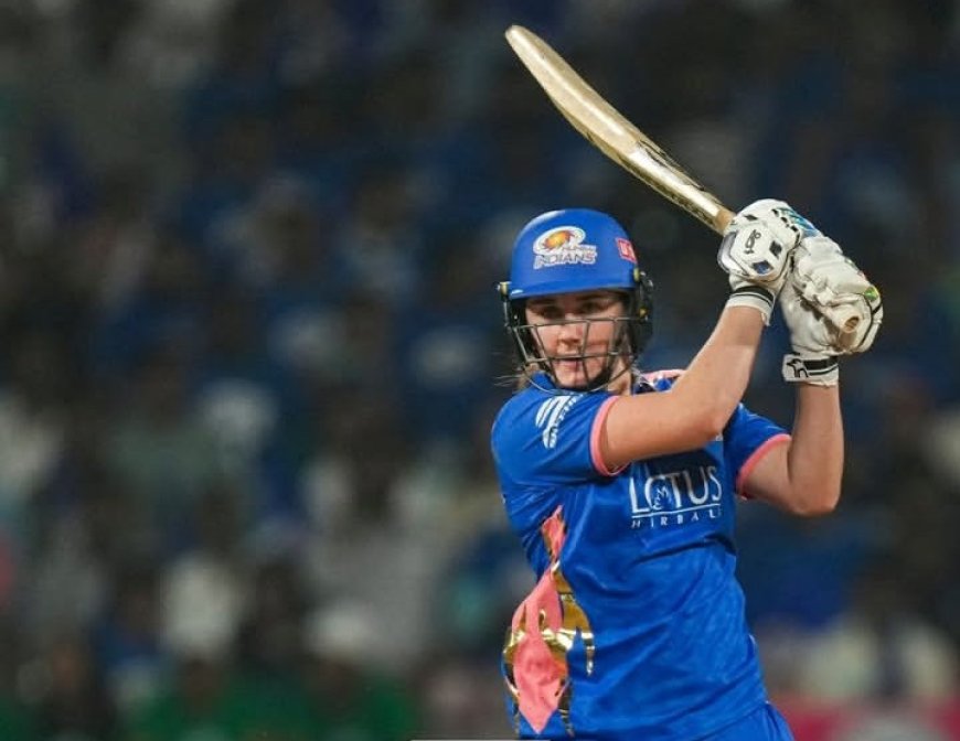 MI की स्टार ऑलराउंडर नेट सिवर-ब्रंट ने 57 गेंदों में जड़ा शतक, WPL में रचा इतिहास
