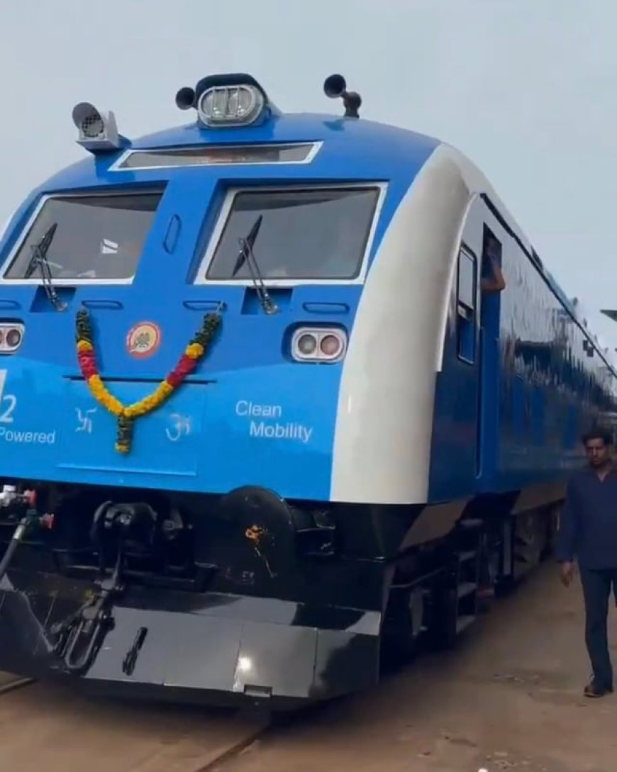 हरियाणा में ग्रीन रेल का नया दौर, देश की पहली हाइड्रोजन ट्रेन की टेस्टिंग शुरू