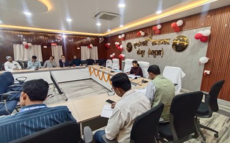 उद्योग विभाग की मासिक समीक्षा बैठक सम्पन्न लक्ष्य प्राप्ति में तेजी लाने व लंबित प्रकरणों के शीघ्र निष्पादन के निर्देश