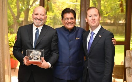 Piyush Goyal की अमेरिकी वाणिज्य सचिव से मुलाकात, भारत अमेरिका व्यापार विस्तार पर जोर