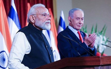 भारत–इज़राइल साझेदारी को नई मजबूती, AI और साइबर सिक्योरिटी समेत कई क्षेत्रों में MoUs पर हस्ताक्षर