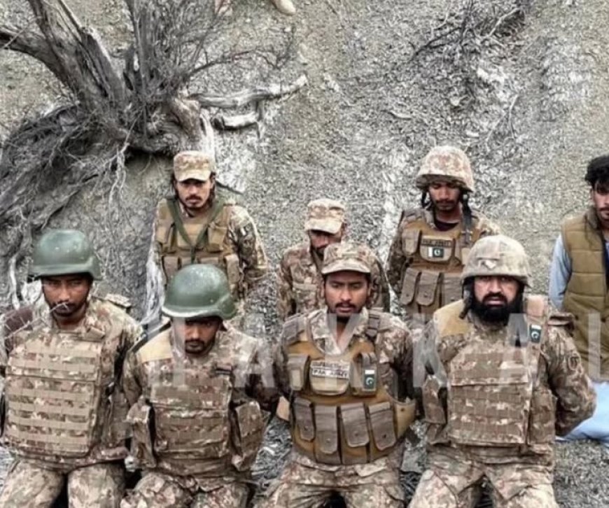 BLA के सामने पाकिस्तानी सैनिकों ने किया सरेंडर, तस्वीरें वायरल