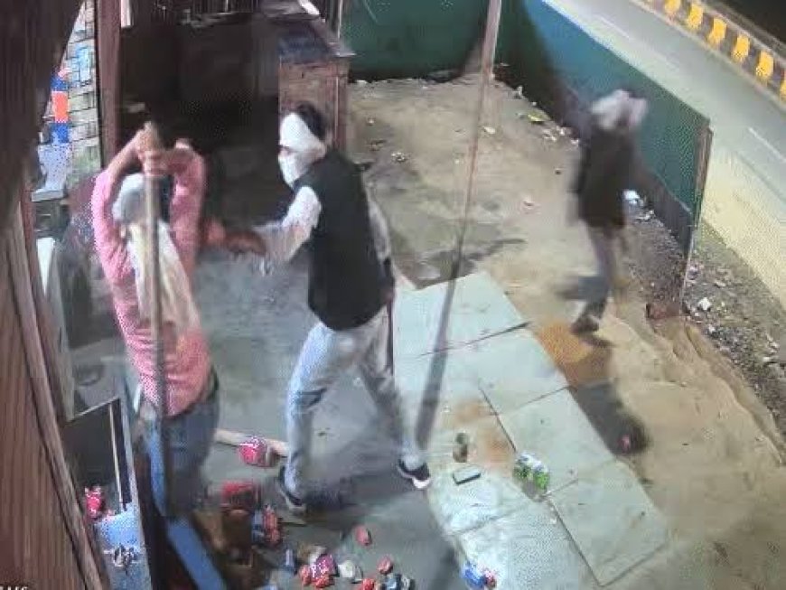 जयपुर में दाल-बाटी ढाबे पर नकाबपोश बदमाशों का हमला, CCTV में कैद हुई तोड़फोड़