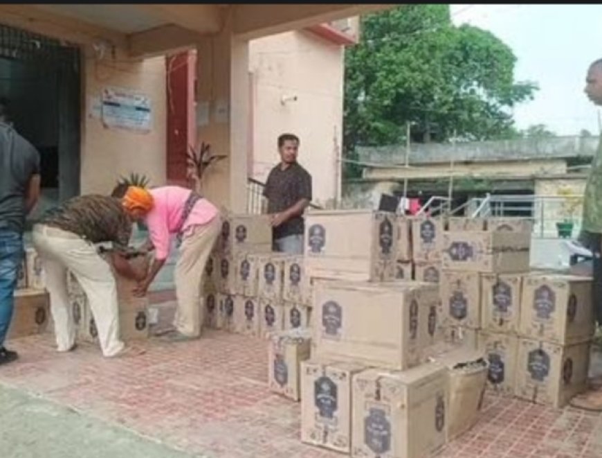 वैशाली में पीडीएस दुकान की आड़ में अवैध शराब फैक्ट्री का भंडाफोड़