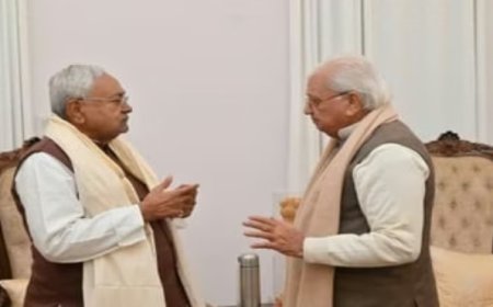 अचानक राजभवन क्यों पहुंचे मुख्यमंत्री नीतीश कुमार? राज्यपाल आरिफ मोहम्मद खान से की मुलाकात