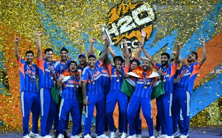 अहमदाबाद में इतिहास: रिकॉर्डों की बरसात के बीच भारत बना टी20 विश्व कप चैंपियन