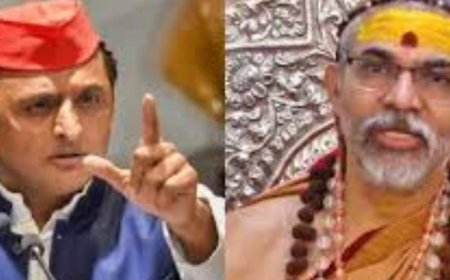 लखनऊ में शंकराचार्य अविमुक्तेश्वरानंद सरस्वती से मिलने पहुंचे सपा चीफ अखिलेश यादव, कई मुद्दों पर हुई चर्चा