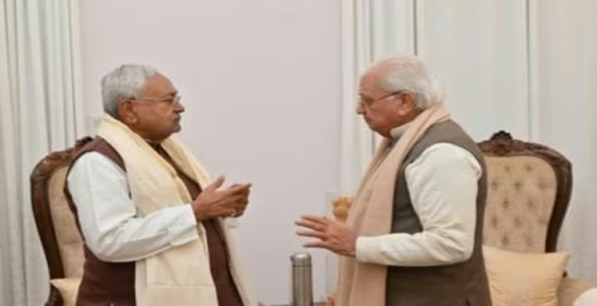 अचानक राजभवन क्यों पहुंचे मुख्यमंत्री नीतीश कुमार? राज्यपाल आरिफ मोहम्मद खान से की मुलाकात
