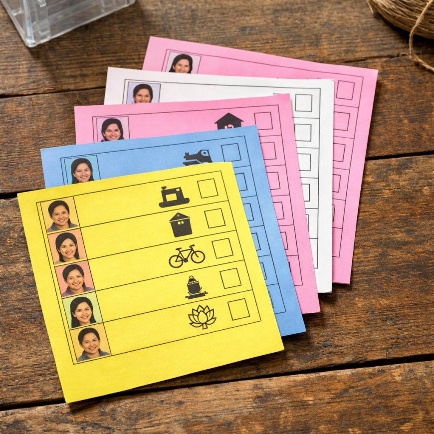 यूपी में पंचायत चुनाव की तैयारियां तेज, चार रंग के बैलेट पेपर से होगा मतदान