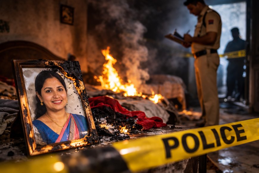 पश्चिम बंगाल: पति ने कथित तौर पर पत्नी को लगाई आग, नर्स की मौत, आरोपी अस्पताल में भर्ती