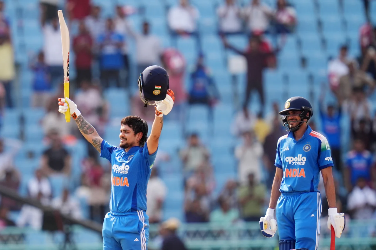 Ishan Kishan and Shubman Gill got to their hundreds in the 33rd over | Source: ESPN Cricinfo