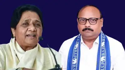 मायावती-विश्वनाथ पाल पर स्टिंग का सियासी तूफान | फोटो: NBT