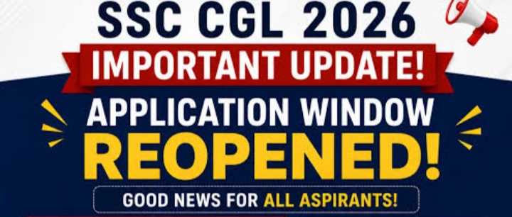 SSC CGL Application window reopened