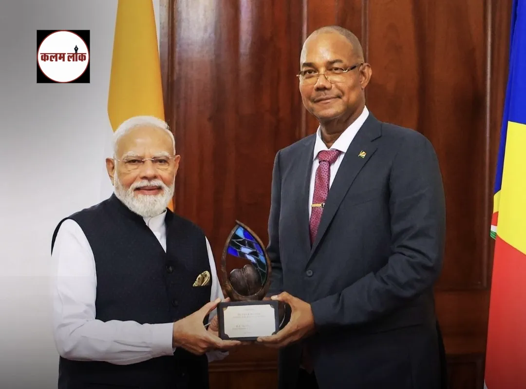 पीएम मोदी को सेशेल्स का सर्वोच्च सम्मान। | Source: Instagram: @Firstpost पीएम मोदी को सेशेल्स का सर्वोच्च सम्मान। | Source: Instagram: @Firstpost