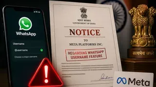 WhatsApp के Username फीचर को लेकर केंद्र सरकार ने Meta को नोटिस जारी कर जवाब तलब किया। सरकार इस फीचर के सुरक्षा, निजता और फर्जी पहचान से जुड़े संभावित जोखिमों की जांच कर रही है। | Source: Dainik jagran.com