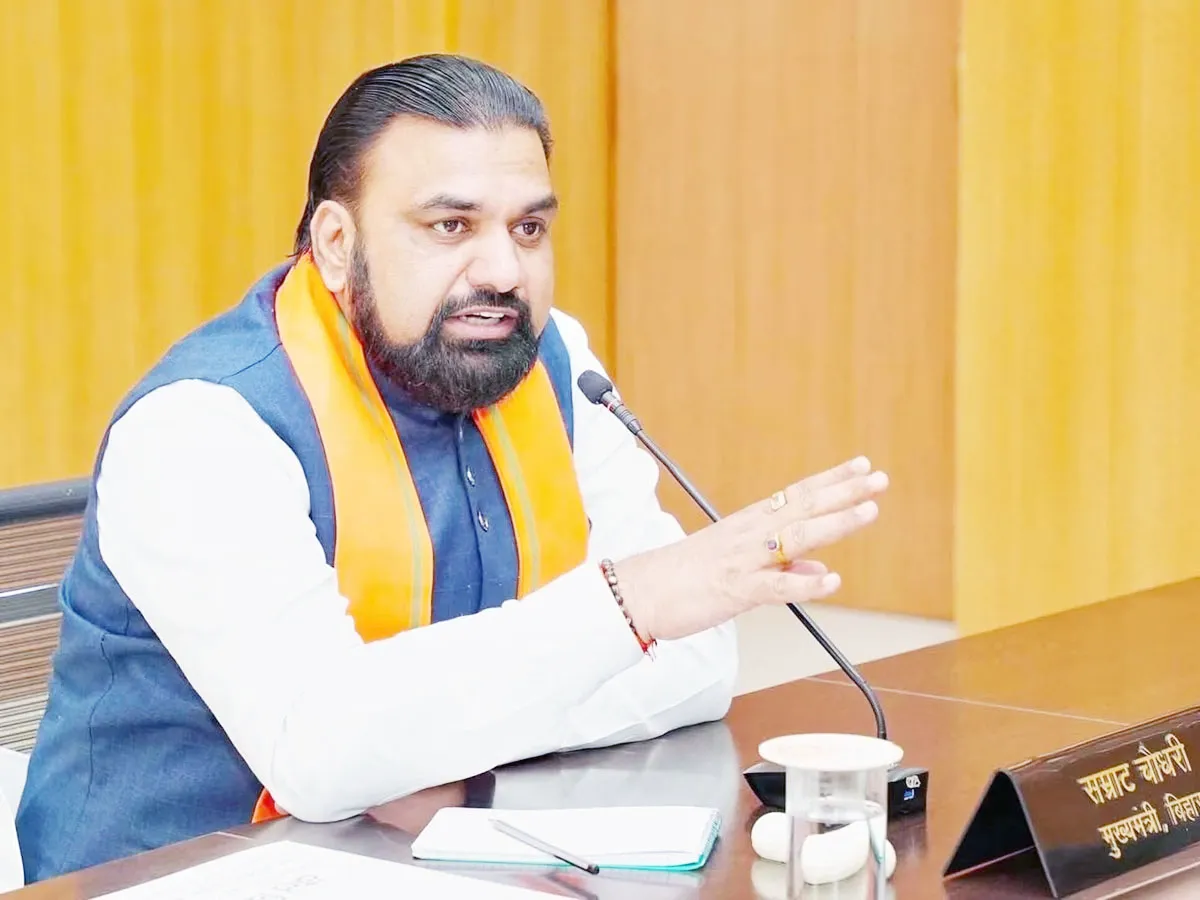 CM Samrat Chaudhary