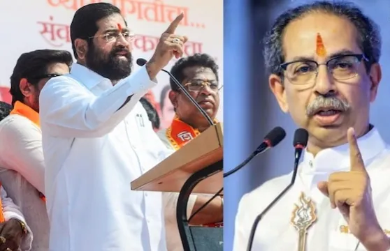 उद्धव ठाकरे के बयान पर शिंदे गुट का पलटवार | Source: Chrome उद्धव ठाकरे के बयान पर शिंदे गुट का पलटवार | Source: Chrome