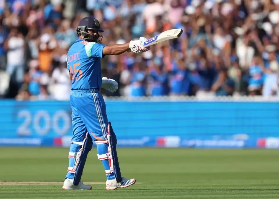 रोहित शर्मा ने लॉर्ड्स में जड़ा ऐतिहासिक शतक | Source: ESPNCricinfo