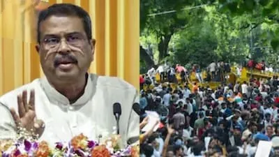 Dharmendra Pradhan Resignation:धर्मेंद्र प्रधान ने शिक्षा मंत्री के पद से दिया इस्तीफा, पोस्ट में लिखा- युवाओं की भावनाओं का सम्मान. | Source: NDTV.com