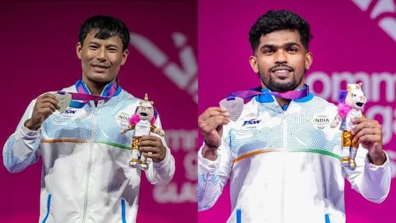 Commonwealth Games 2026: भारत के नाम हुए 4 मेडल, ऋषिकांत सिंह और राजा मुथुपांडी ने रचा इतिहास | Source: Abp news.com