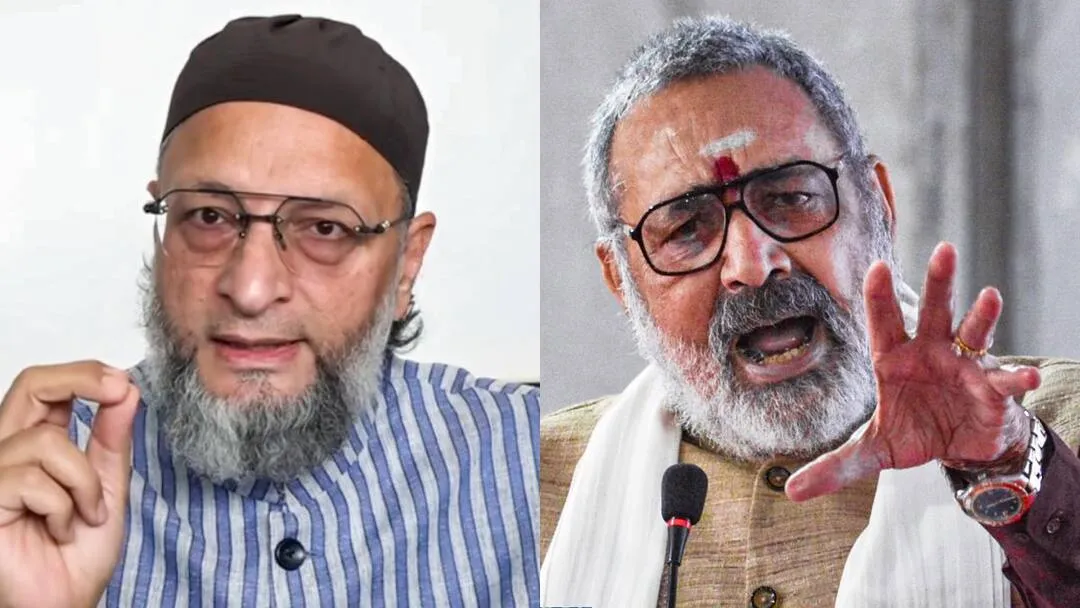 ओवैसी के बयान पर प्रतिक्रिया देते केंद्रीय मंत्री गिरिराज सिंह। | Source: Chrome ओवैसी के बयान पर प्रतिक्रिया देते केंद्रीय मंत्री गिरिराज सिंह। | Source: Chrome