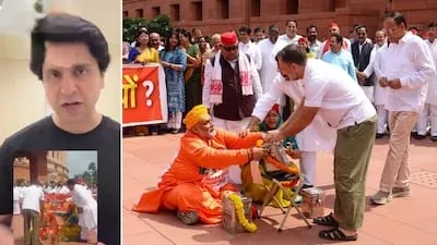 Shehzad Poonawalla on Pappu Yadav Protest: 'भगवा प्रदर्शन' पर भड़के शहजाद, राहुल गांधी से पूछे तीखे सवाल | Source: Abp news.com