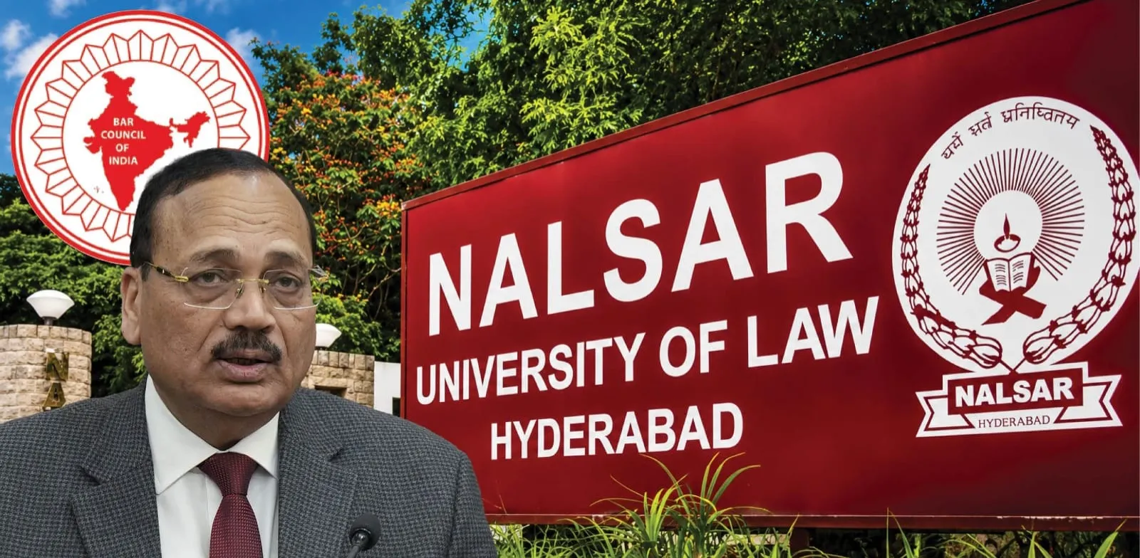 NALSAR विवाद पर CJI सूर्यकांत ने BCI को नसीहत दी। | Source: Chrome NALSAR विवाद पर CJI सूर्यकांत ने BCI को नसीहत दी। | Source: Chrome